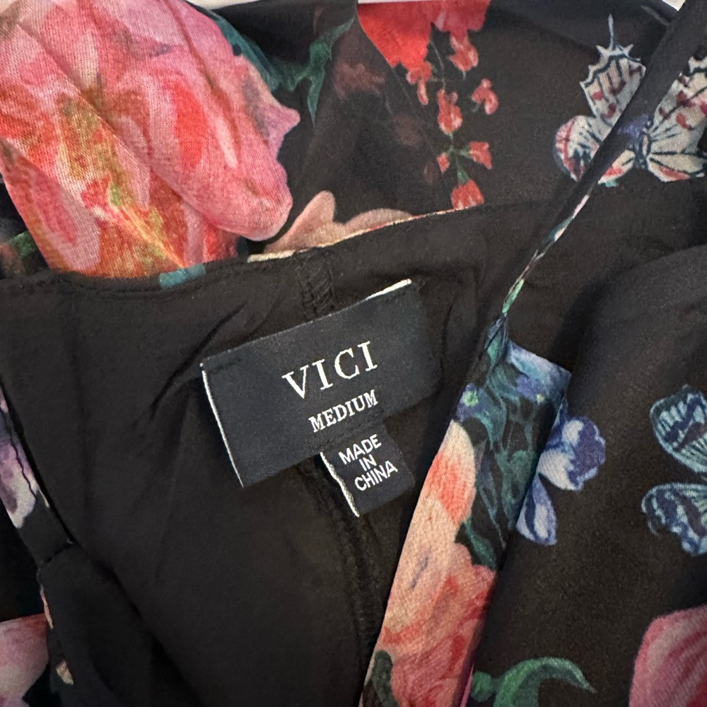 VICI rose patterned dress